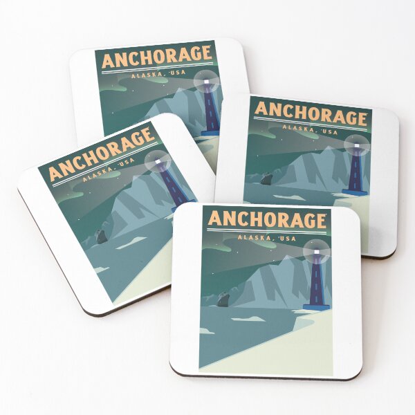 Item preview, Barco de Anchorage, Alaska, EE. UU. designed and sold by LittleFlairTee.