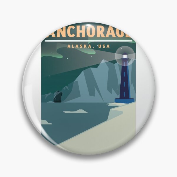 Item preview, Barco de Anchorage, Alaska, EE. UU. designed and sold by LittleFlairTee.