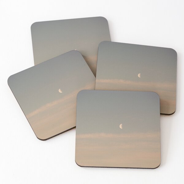 Item preview, The moon and the sunset clouds in the dark sky. Stylization of retro photos. designed and sold by Kizuneko.