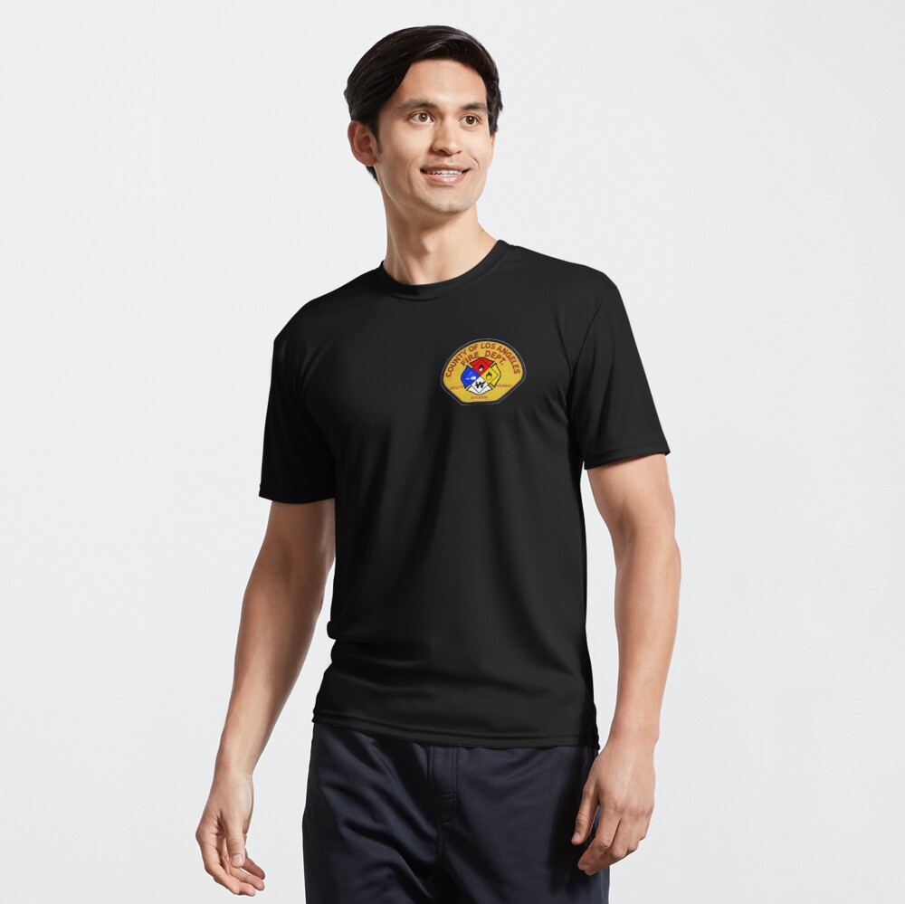 Los Angeles County Fire Department Hazmat Active T-Shirt for Sale