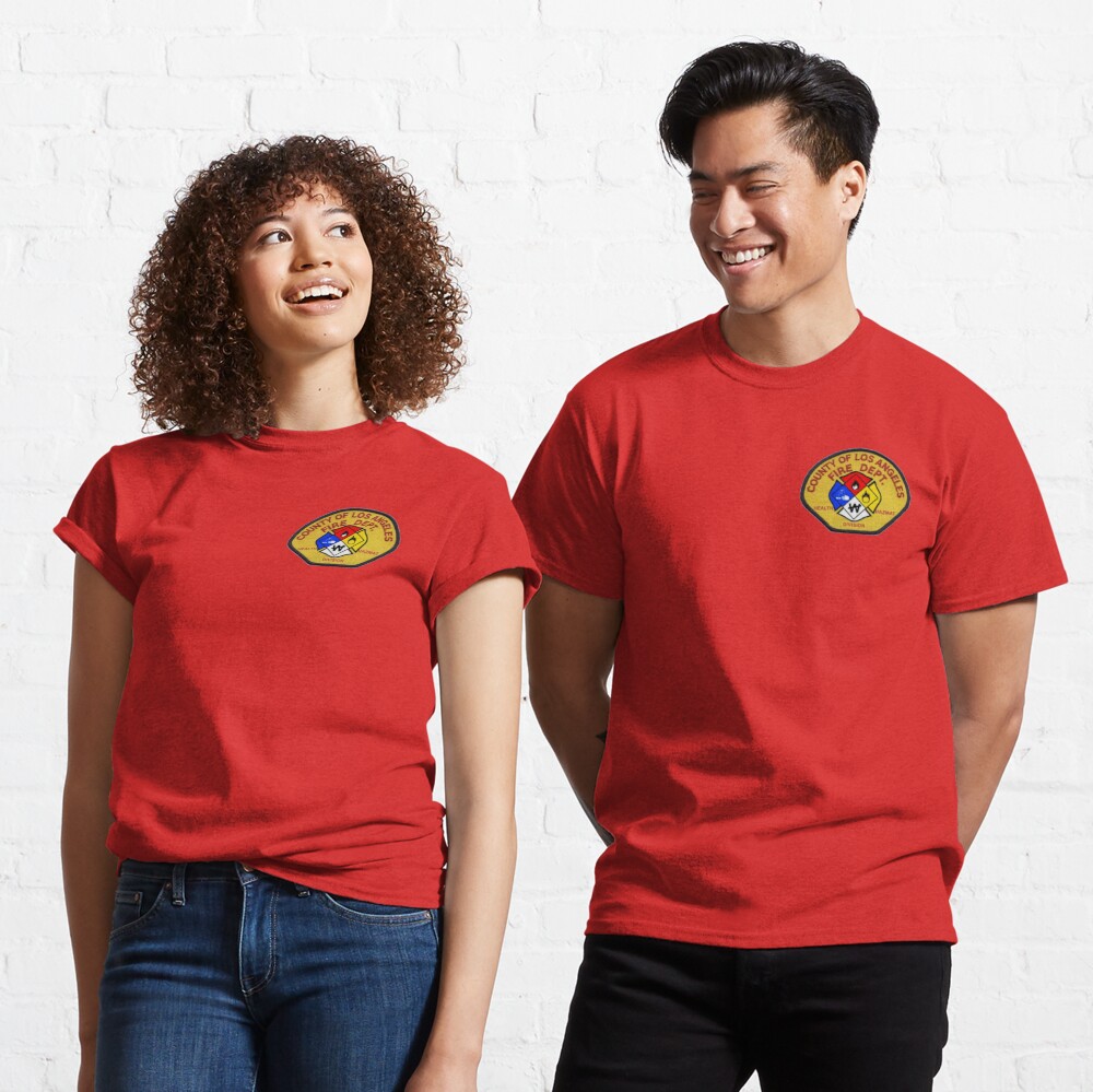 Los Angeles County Fire Department Hazmat Active T-Shirt for Sale