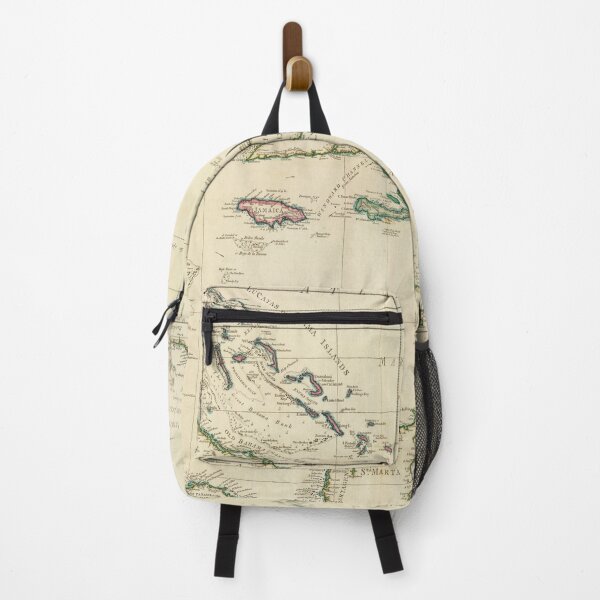 Item preview, Old Caribbean Map (1796) Vintage West Indies Atlas designed and sold by BravuraMedia.
