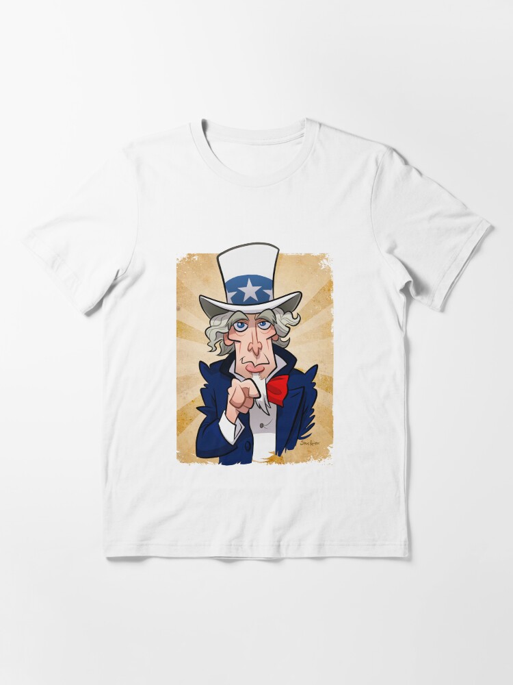 Alternate view of Uncle Sam Essential T-Shirt