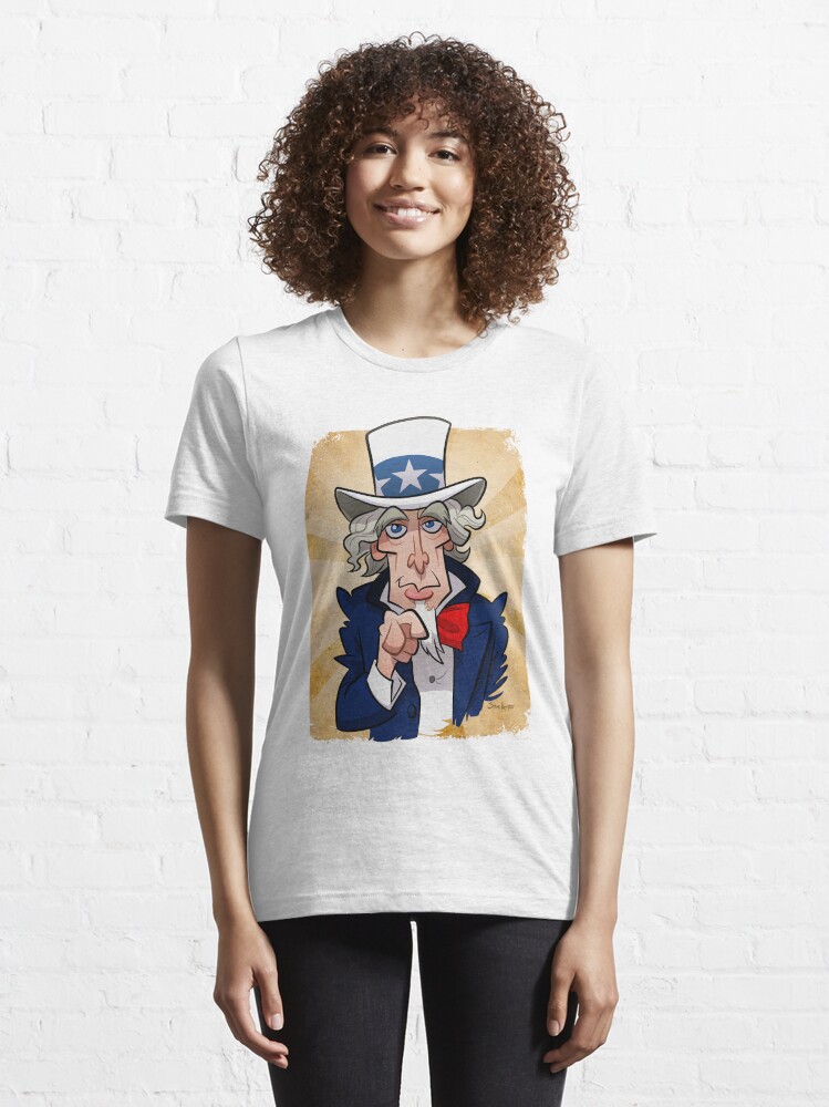 Alternate view of Uncle Sam Essential T-Shirt