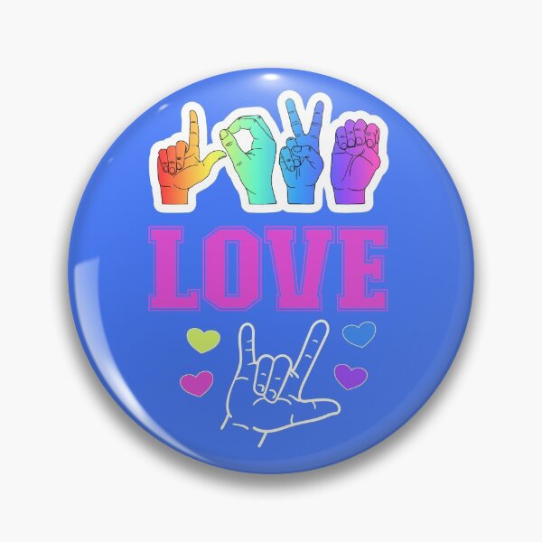 Item preview, LOVE - ASL ILY, Sign Language Love T-Shirt designed and sold by Hunter-Designs.