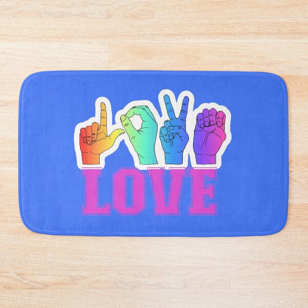 Item preview, LOVE - ASL ILY, Sign Language Love T-Shirt designed and sold by Hunter-Designs.
