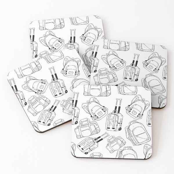 Item preview, Coffee meets bagel Bags Pattern design for apparel and beddings designed and sold by Sunnyhova.