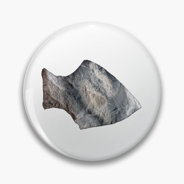 Item preview, An arrowhead made from blue and grey flint (Limestone)  designed and sold by Jason Valente.