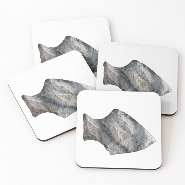 Item preview, An arrowhead made from blue and grey flint (Limestone)  designed and sold by Jason Valente.