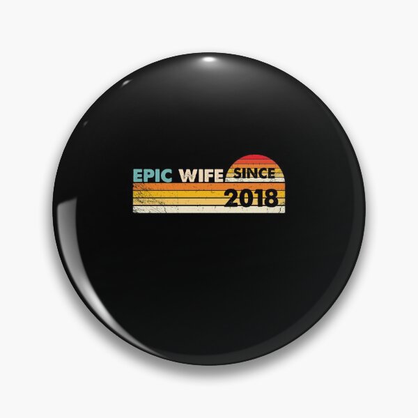 Item preview, Epic Wife Since 2018, 3th Wedding Anniversary designed and sold by RasytaStore.