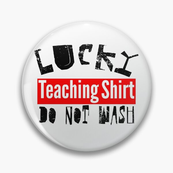 Item preview, Lucky Black Retro Teaching Shirt Do Not Wash designed and sold by Sonatablue.
