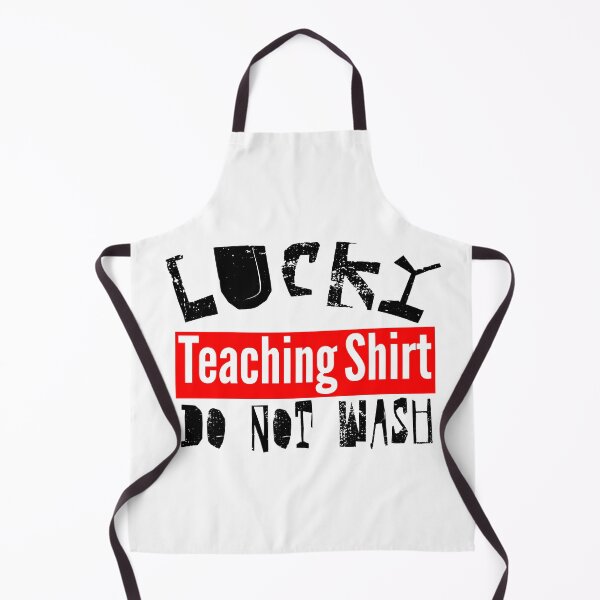 Item preview, Lucky Black Retro Teaching Shirt Do Not Wash designed and sold by Sonatablue.