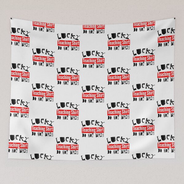 Item preview, Lucky Black Retro Teaching Shirt Do Not Wash designed and sold by Sonatablue.