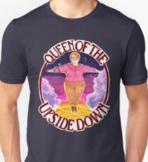 Barb Queen of The Upside Down Stranger Things White Outline Unisex T-Shirt