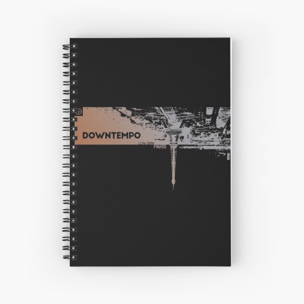 Downtempo | Low BPM | Paris | Cold Dawn Spiral Notebook