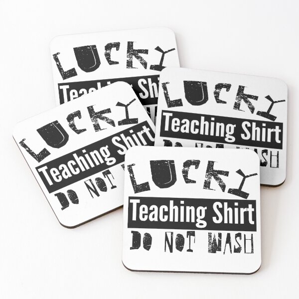 Item preview, Lucky Black Vintage Teaching Shirt Do Not Wash designed and sold by Sonatablue.