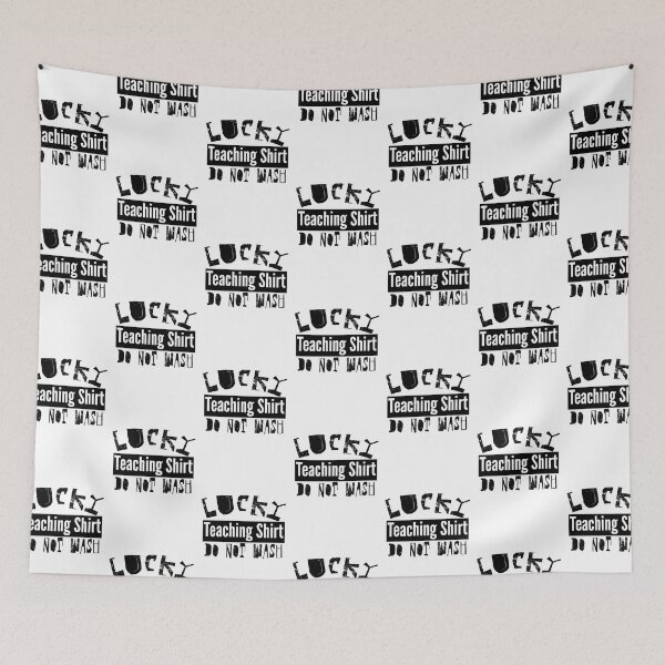 Item preview, Lucky Black Vintage Teaching Shirt Do Not Wash designed and sold by Sonatablue.