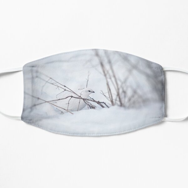 Rock Ptarmigan - Photograp Flat Mask