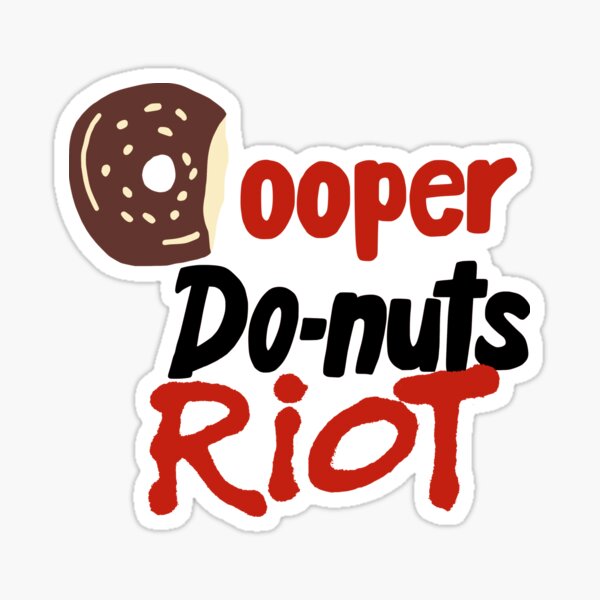 Cooper Do-Nuts Riot (Mimeographic History) Sticker