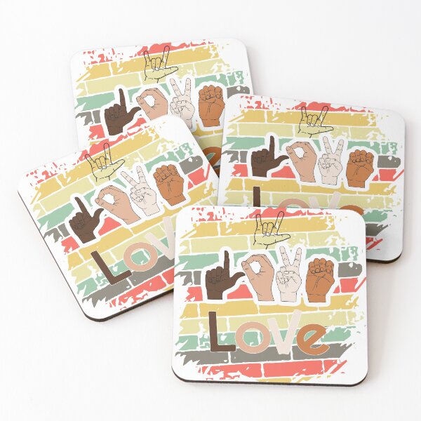 Item preview, LOVE - ASL Love, Sign Language ILY T-Shirt designed and sold by Hunter-Designs.