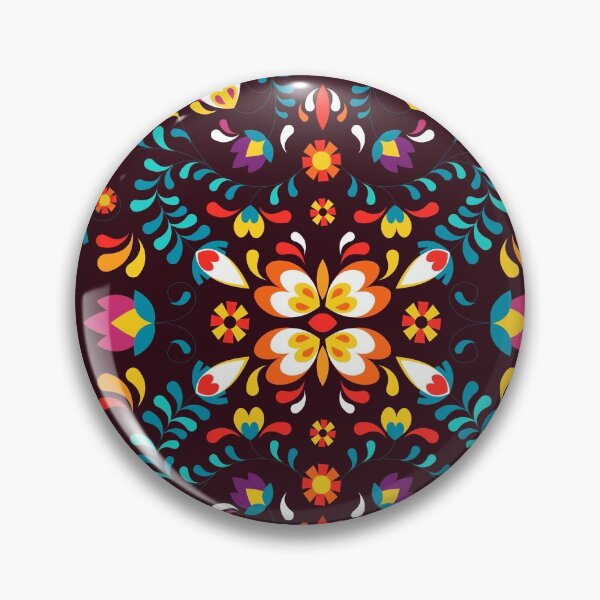 Artikelvorschau, Mexikanischer Blumenstickhintergrund entworfen und verkauft von Tu Tu.