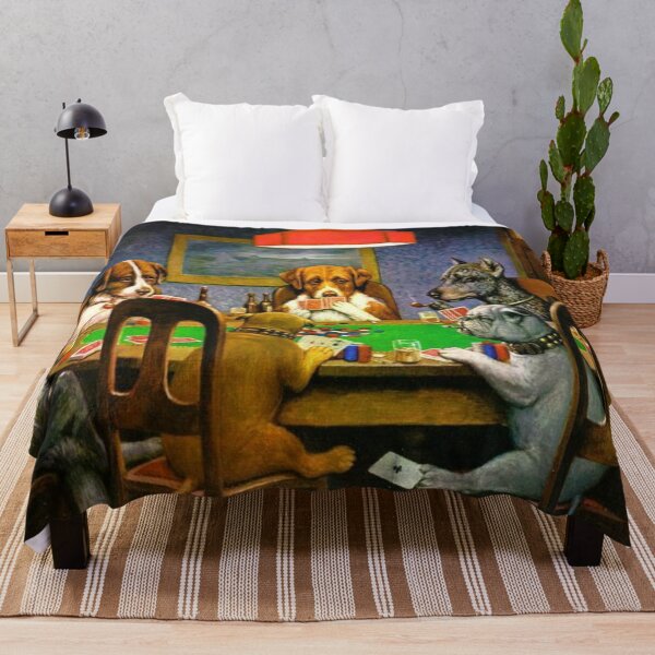 Item preview, Cassius Marcellus Coolidge's A Friend in Need (Dogs Playing Poker) designed and sold by mosfunky.
