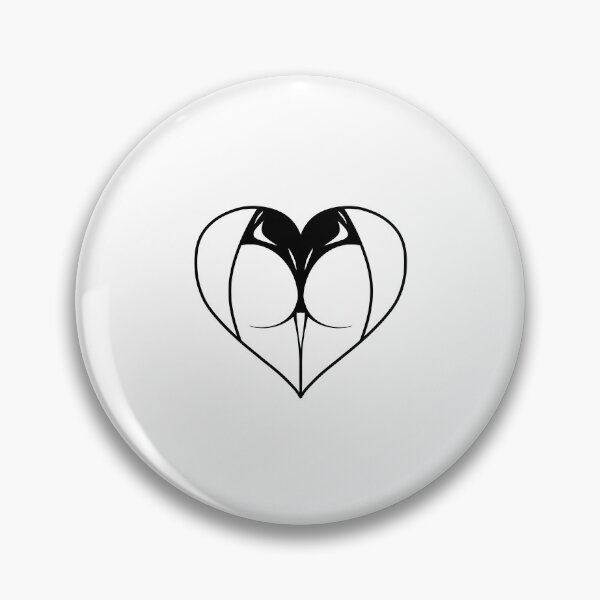 Item preview, HEART ASS Black designed and sold by hugoncalves.