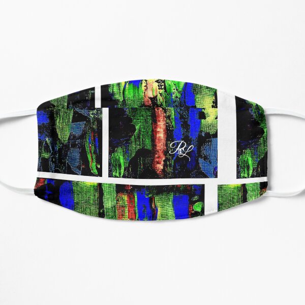 Glitch Abstract Flat Mask