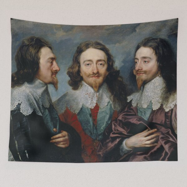 Item preview, Sir Anthony Van Dyck's Charles I in Three Positions designed and sold by mosfunky.
