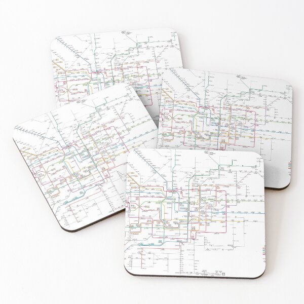 Item preview, Tokyo subway system map designed and sold by romeobravado.