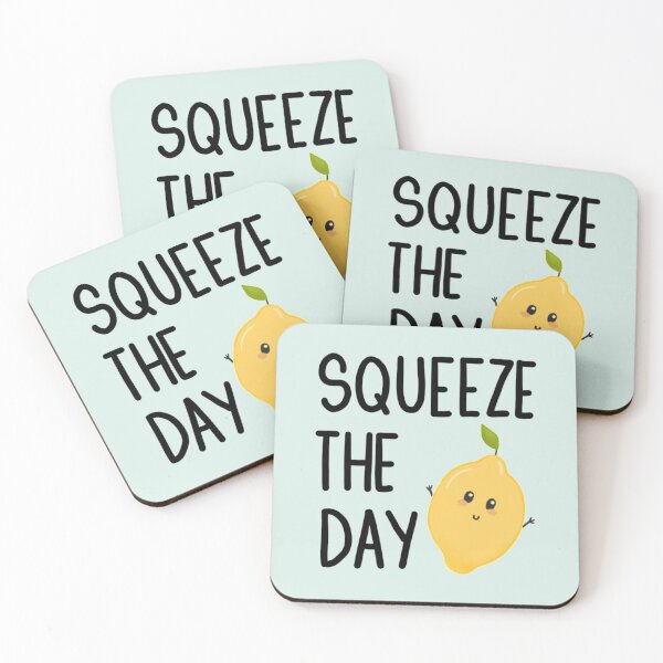 Item preview, Squeeze The Day; Lemon Fruity Pun designed and sold by daisygeorgia.