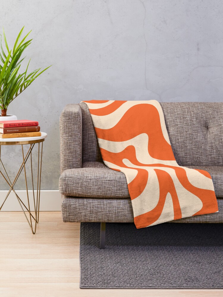 Tangerine discount throw blanket