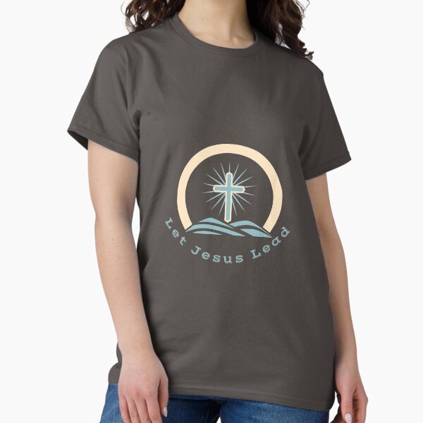 Item preview, Let Jesus Lead Bible Cross designed and sold by Grow_through_  Faith.