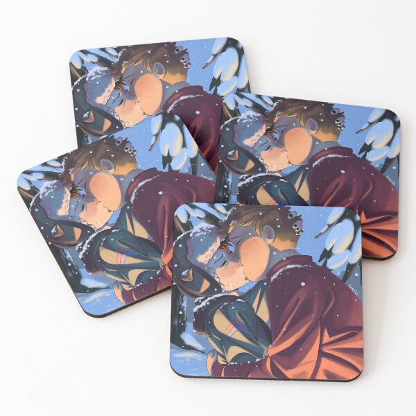 Item preview, buddyshipping winter kissus designed and sold by ghostlykitty.