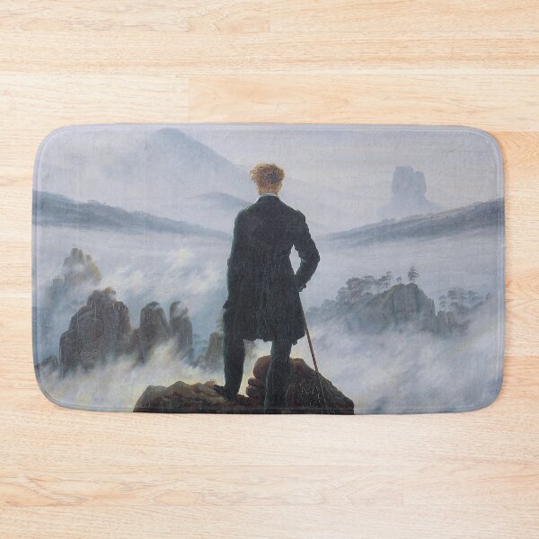Item preview, Casper David Friedrich's Wanderer Above the Sea of Fog designed and sold by mosfunky.