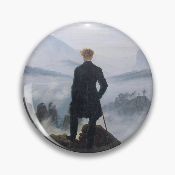 Item preview, Casper David Friedrich's Wanderer Above the Sea of Fog designed and sold by mosfunky.