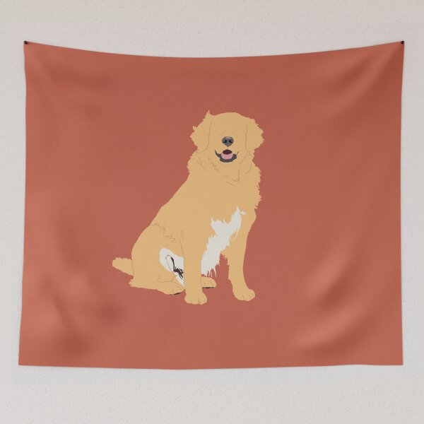 Item preview, Minimalist Golden Retriever Illustration  designed and sold by Janie-O.