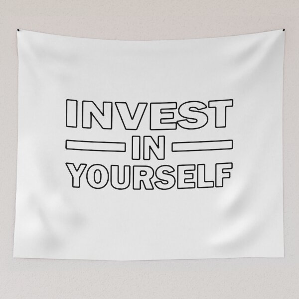 Item preview, Invest In Yourself - Neutral White designed and sold by InventorsCave.