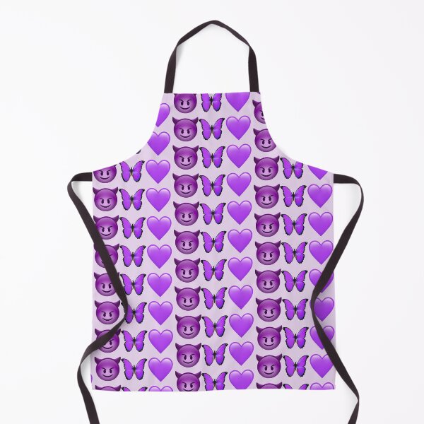 Item preview, Devil Butterfly Heart Purple Emoji | HappyFaceCo designed and sold by HappyFaceCo.