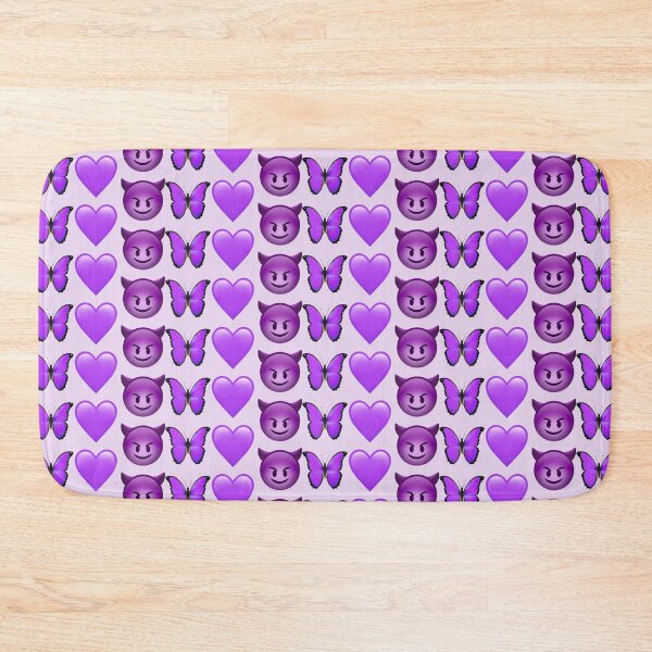 Item preview, Devil Butterfly Heart Purple Emoji | HappyFaceCo designed and sold by HappyFaceCo.