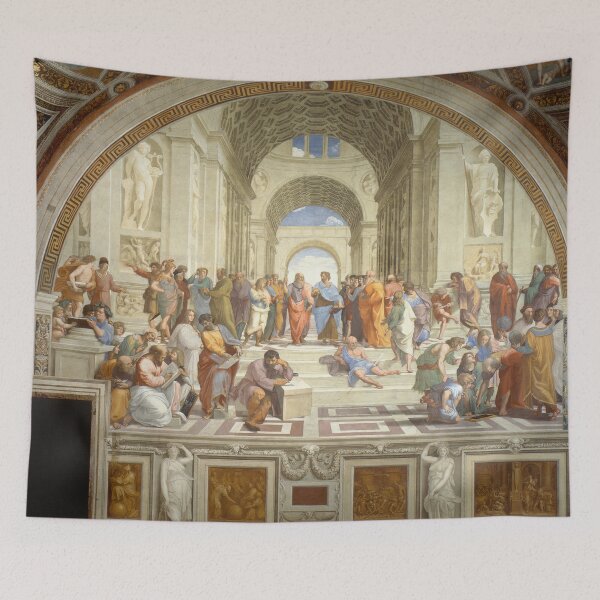 Item preview, Raphael's The School of Athens designed and sold by mosfunky.