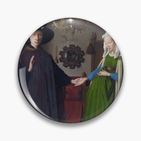 Item preview, Jan van Eyck's Arnolfini Portrait designed and sold by mosfunky.