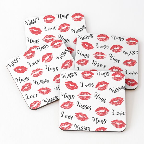 Item preview, Love, Hugs & Kisses - With Red Lipstick stain designed and sold by Eranthe Bernardo.