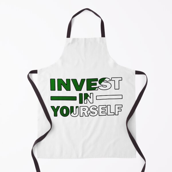 Item preview, Invest In Yourself - Green White designed and sold by InventorsCave.