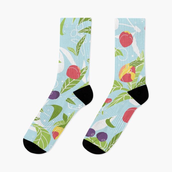 Item preview, Bright summer fruits and berries seamless pattern designed and sold by essskina.