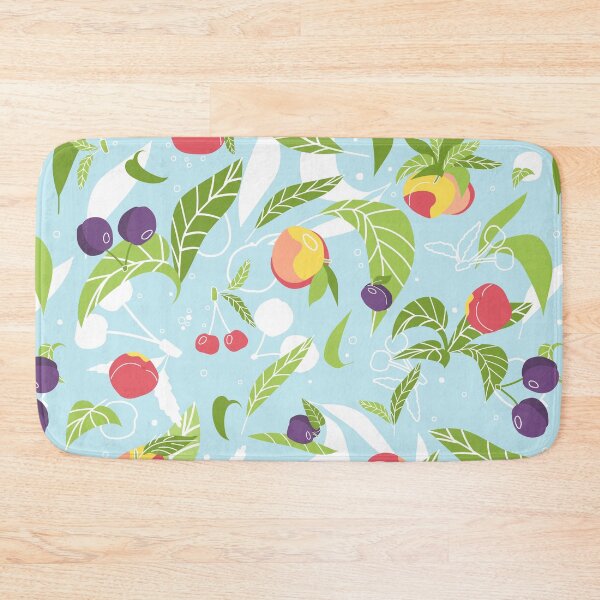 Item preview, Bright summer fruits and berries seamless pattern designed and sold by essskina.