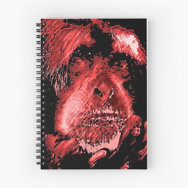 Item preview, Monkey face thoughtful animal head graphic designed and sold by brunsch-print.