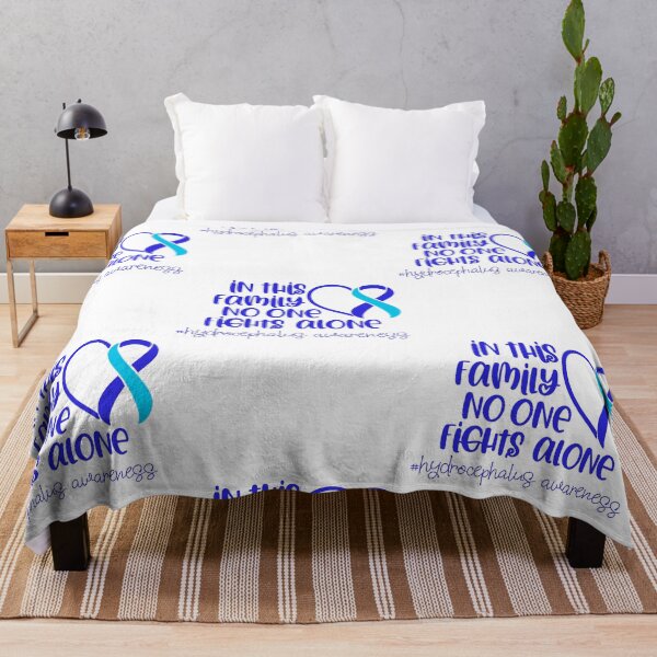 Artikelvorschau, In dieser Familie kämpft niemand alleine #hydrocephalus Awareness entworfen und verkauft von Designs Of all kinds.