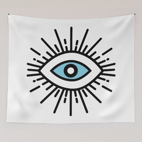 Item preview, Evil Eye, Talisman for Protection, Bold Unique Illustration designed and sold by JonnaKelley.