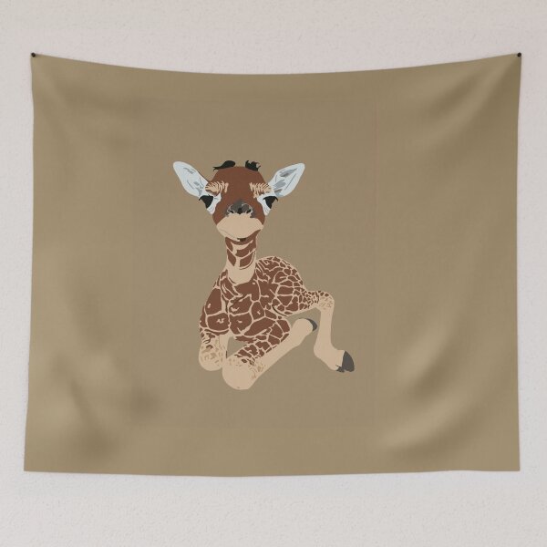 Item preview, Minimalist Baby Giraffe Illustration  designed and sold by Janie-O.